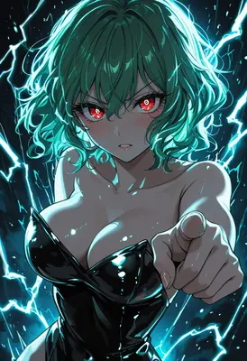 Tatsumaki Unleashing Her Psychic Power