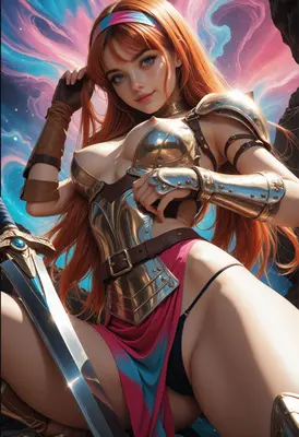 Celestial Warrior in Golden Armor