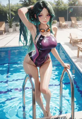 Summer Refreshment by the Pool