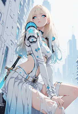 Cybernetic Star Knight in White