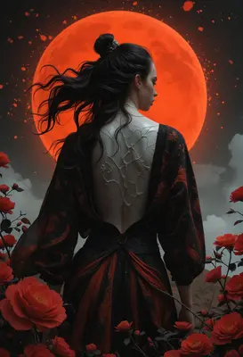 Lady of the Crimson Blood Moon