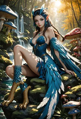 Enchanted Harpy Queen of the Forest