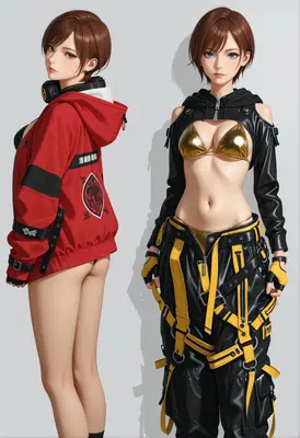 Dual Style Urban Cybernetic Fashion