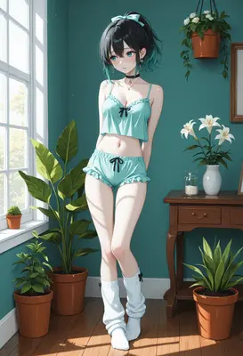 Relaxing Morning in Teal Room