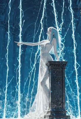 Goddess Commanding The Arcane Lightning
