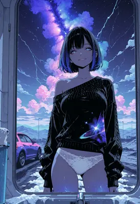 Cosmic Reflection in the Night