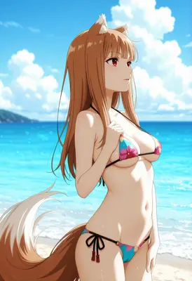 Summer Beach Day With Holo