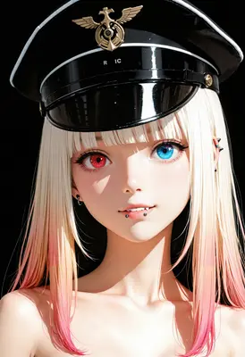 Military Officer with Heterochromia