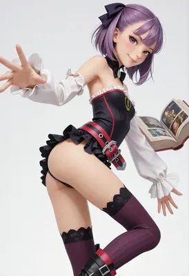 Playful Mage with Floating Grimoire