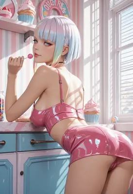 Pastel Sweetness in the Bakery