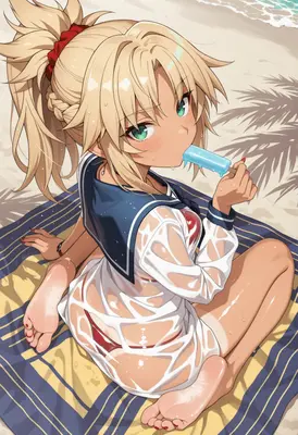 Summer Beach Day Popsicle Treat