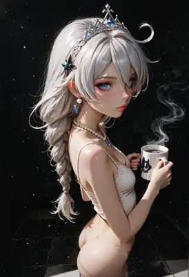 Starlight Princess With Morning Coffee