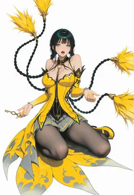 Golden Key Maiden in Yellow