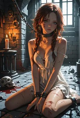 Captive Princess in the Dungeon
