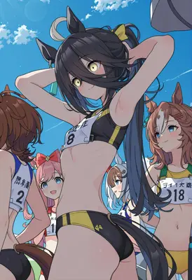 Uma Musume Track Athletes Ready