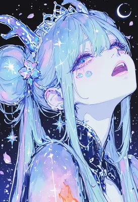 Celestial Dragon Maiden Under Moonlit Skies