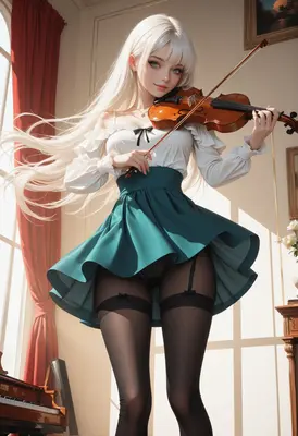 Melody of the Silver Haired Musician