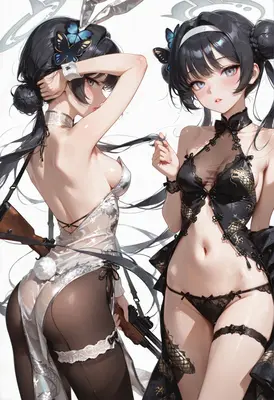 Dual Butterfly Bunny Warriors