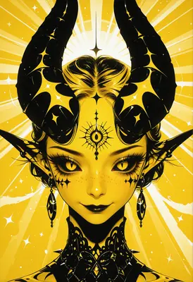 Radiant Demon Queen Portrait