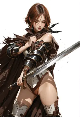 Battle Wounded Warrior with Greatsword