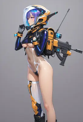 Cybernetic Scout in Tactical Gear