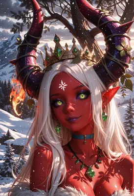 Snow Queen of the Red Demon