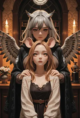 Guardian Angel and the Mouse Girl