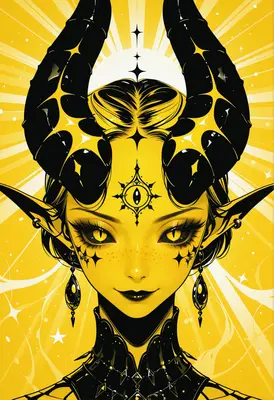 Radiant Demon Queen Portrait