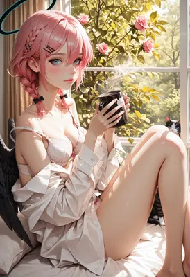 Morning Coffee with a Fallen Angel