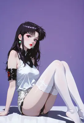 Misato Katsuragi Resting in Style