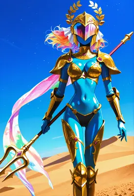 Golden Guardian of the Radiant Sands