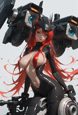 Red Haired Cybernetic Combat Specialist