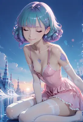 Serene Beauty in the Frozen Realm