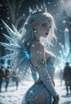 The Ethereal Queen of Winter Frost