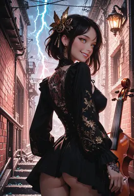 Stormy Serenade in the Dark Alley