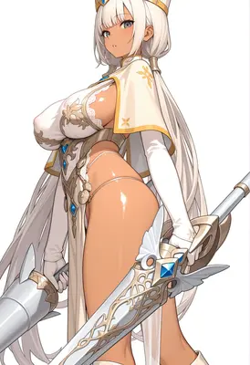 Divine Warrior with Silver Spear