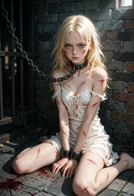 Captive Girl in the Dark Dungeon