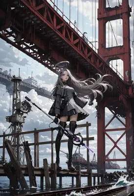 Guardian Under the Red Steel Bridge