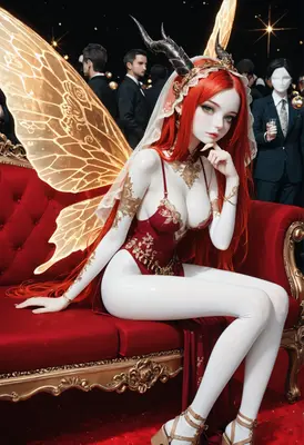 Ethereal Fairy Queen at Masquerade Ball