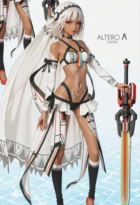 Altero A Futuristic Warrior Princess
