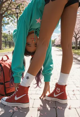 Upside Down View in the Park