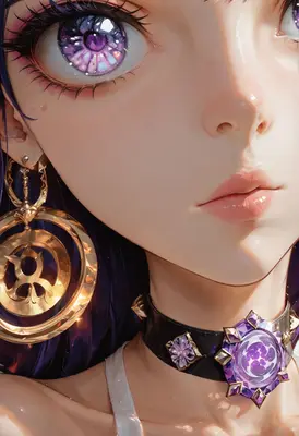 Gaze of the Celestial Violet Eye