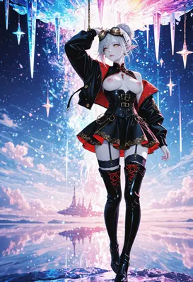 Stellar Elf in Cosmic Attire