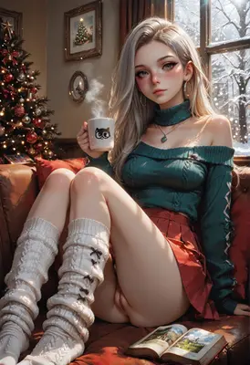 Cozy Christmas Morning Reading Time