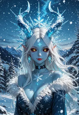 Ice Queen of the Frozen Peaks