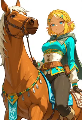Princess Zelda Riding Her Noble Steed