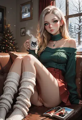Cozy Winter Morning With Hot Cocoa