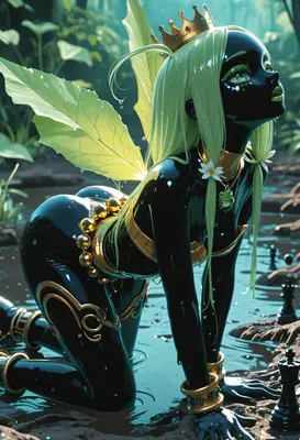 The Obsidian Frog Princess Fairy
