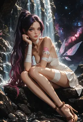 Fairy of the Cosmic Waterfall