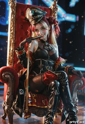 Pirate Queen Enthroned in Style
